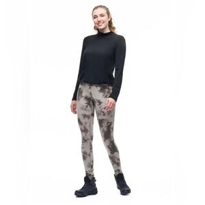 INDYEVA Perna Leggings Mid to High Rise Tie Dye Legging Large Full Length